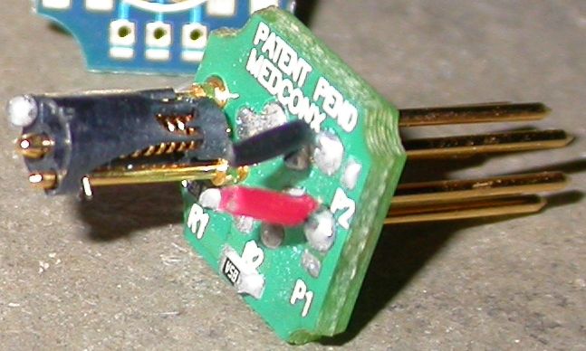 Production verions of Mechanical Use Limiter mounted to a PCB